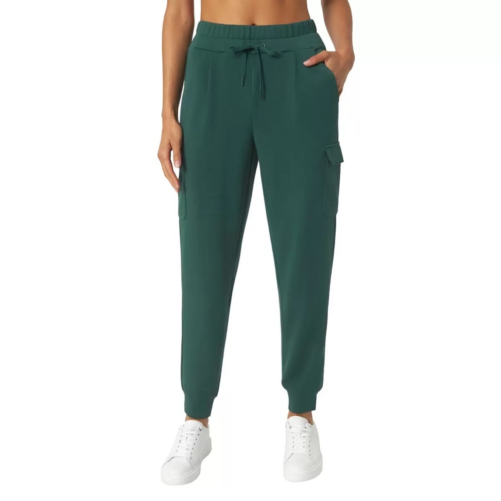 Women's Green Jogger Pants - Picture 1 of 2